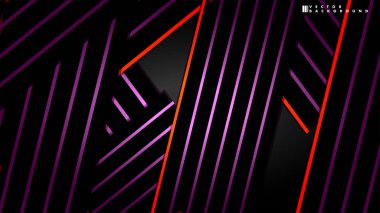 Soyut vektör arkaplanı. Geometrik Çizgiler - Yaratıcı ve İlham Tasarımı