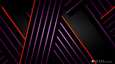 Soyut vektör arkaplanı. Geometrik Çizgiler - Yaratıcı ve İlham Tasarımı