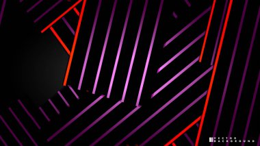 Soyut vektör arkaplanı. Geometrik Çizgiler - Yaratıcı ve İlham Tasarımı