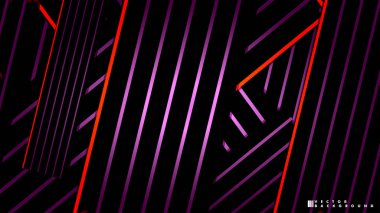 Soyut vektör arkaplanı. Geometrik Çizgiler - Yaratıcı ve İlham Tasarımı