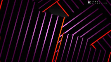 Soyut vektör arkaplanı. Geometrik Çizgiler - Yaratıcı ve İlham Tasarımı