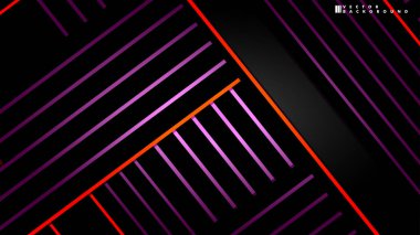 Soyut vektör arkaplanı. Geometrik Çizgiler - Yaratıcı ve İlham Tasarımı