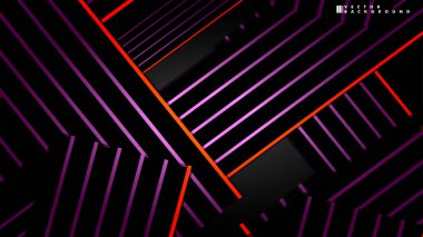 Soyut vektör arkaplanı. Geometrik Çizgiler - Yaratıcı ve İlham Tasarımı