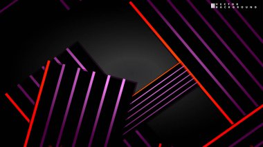 Soyut vektör arkaplanı. Geometrik Çizgiler - Yaratıcı ve İlham Tasarımı