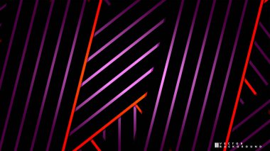 Soyut vektör arkaplanı. Geometrik Çizgiler - Yaratıcı ve İlham Tasarımı