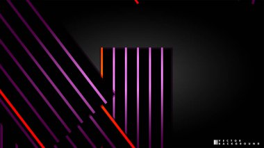 Soyut vektör arkaplanı. Geometrik Çizgiler - Yaratıcı ve İlham Tasarımı