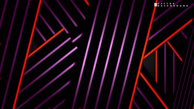 Soyut vektör arkaplanı. Geometrik Çizgiler - Yaratıcı ve İlham Tasarımı