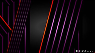 Soyut vektör arkaplanı. Geometrik Çizgiler - Yaratıcı ve İlham Tasarımı