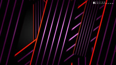 Soyut vektör arkaplanı. Geometrik Çizgiler - Yaratıcı ve İlham Tasarımı