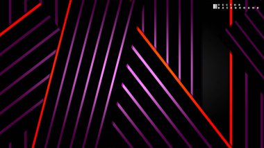 Soyut vektör arkaplanı. Geometrik Çizgiler - Yaratıcı ve İlham Tasarımı