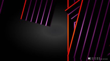 Soyut vektör arkaplanı. Geometrik Çizgiler - Yaratıcı ve İlham Tasarımı