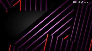 Soyut vektör arkaplanı. Geometrik Çizgiler - Yaratıcı ve İlham Tasarımı