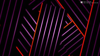 Soyut vektör arkaplanı. Geometrik Çizgiler - Yaratıcı ve İlham Tasarımı