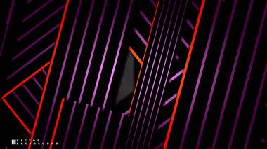 Soyut vektör arkaplanı. Geometrik Çizgiler - Yaratıcı ve İlham Tasarımı