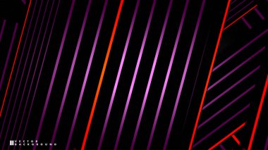 Soyut vektör arkaplanı. Geometrik Çizgiler - Yaratıcı ve İlham Tasarımı