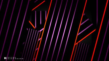 Soyut vektör arkaplanı. Geometrik Çizgiler - Yaratıcı ve İlham Tasarımı