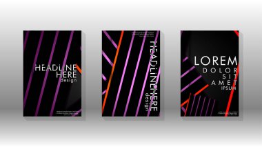 Geometrik tasarım arka planlı kapak kitabı.