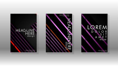 Geometrik tasarım arka planlı kapak kitabı.