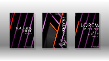 Geometrik tasarım arka planlı kapak kitabı.