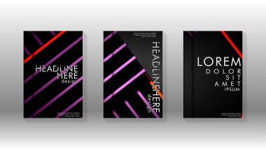 Geometrik tasarım arka planlı kapak kitabı.