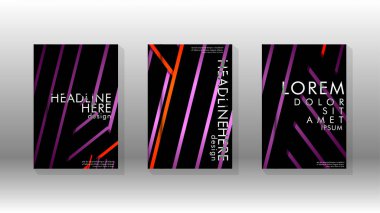 Geometrik tasarım arka planlı kapak kitabı.