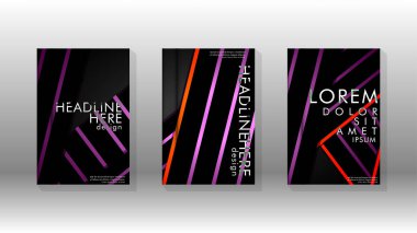 Geometrik tasarım arka planlı kapak kitabı.