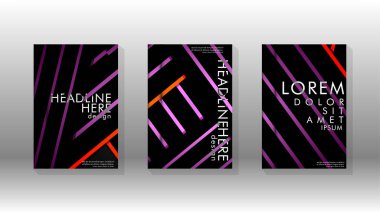 Geometrik tasarım arka planlı kapak kitabı.