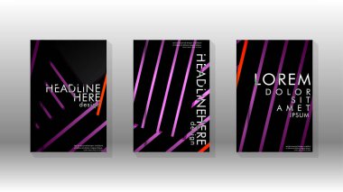 Geometrik tasarım arka planlı kapak kitabı.