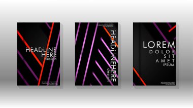 Geometrik tasarım arka planlı kapak kitabı.