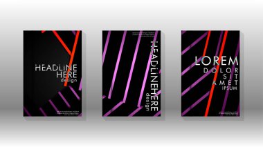 Geometrik tasarım arka planlı kapak kitabı.