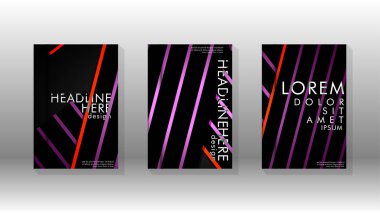 Geometrik tasarım arka planlı kapak kitabı.