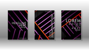 Geometrik tasarım arka planlı kapak kitabı.