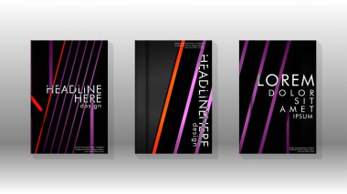 Geometrik tasarım arka planlı kapak kitabı.