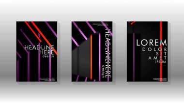 Geometrik tasarım arka planlı kapak kitabı.