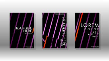 Geometrik tasarım arka planlı kapak kitabı.