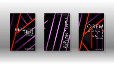 Geometrik tasarım arka planlı kapak kitabı.