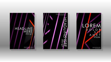 Geometrik tasarım arka planlı kapak kitabı.