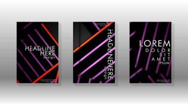 Geometrik tasarım arka planlı kapak kitabı.