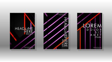 Geometrik tasarım arka planlı kapak kitabı.