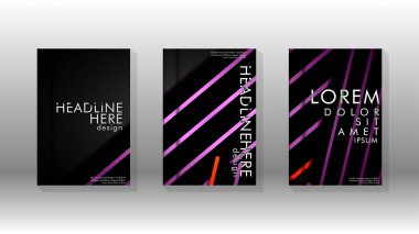 Geometrik tasarım arka planlı kapak kitabı.