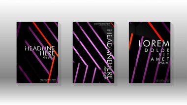 Geometrik tasarım arka planlı kapak kitabı.