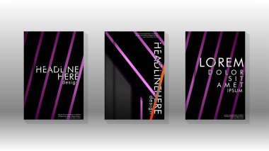 Geometrik tasarım arka planlı kapak kitabı.