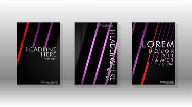 Geometrik tasarım arka planlı kapak kitabı.