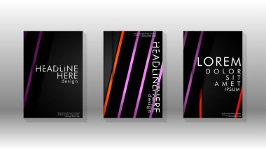 Geometrik tasarım arka planlı kapak kitabı.