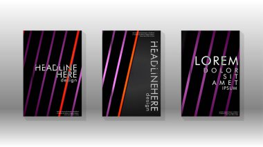 Geometrik tasarım arka planlı kapak kitabı.