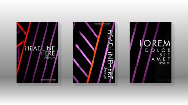 Geometrik tasarım arka planlı kapak kitabı.