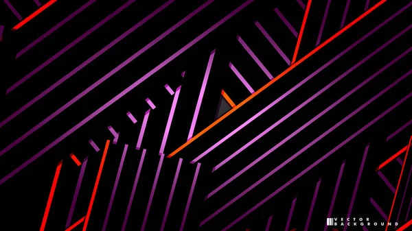 Soyut vektör arkaplanı. Geometrik Çizgiler - Yaratıcı ve İlham Tasarımı