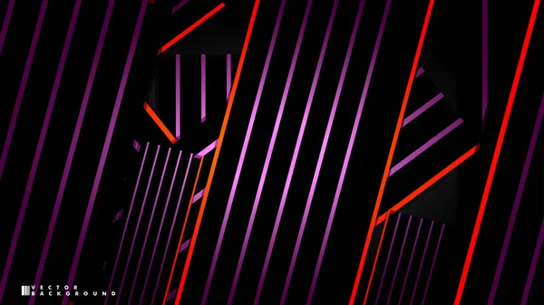 Soyut vektör arkaplanı. Geometrik Çizgiler - Yaratıcı ve İlham Tasarımı