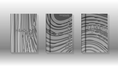 Geometrik tasarım arka planlı kapak kitabı.