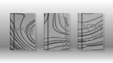 Geometrik tasarım arka planlı kapak kitabı.